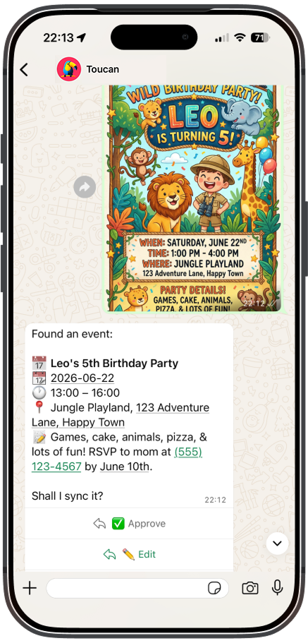 App UI: Calendar